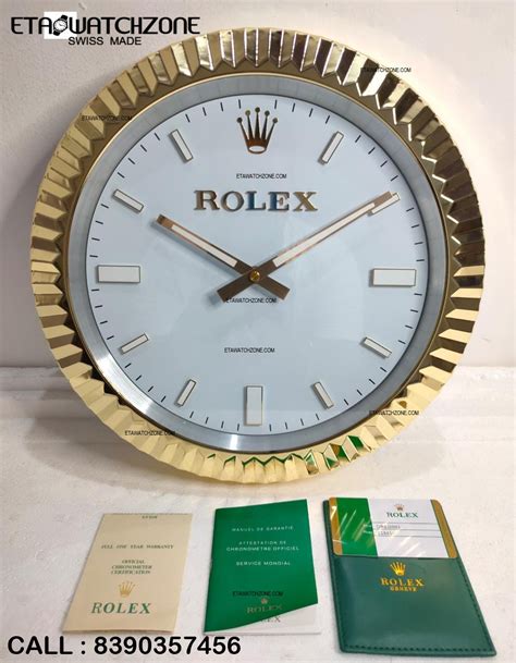 rolex standing clock|original Rolex wall clock.